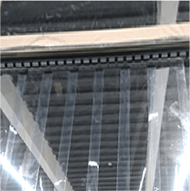 のれん式ビニールカーテン