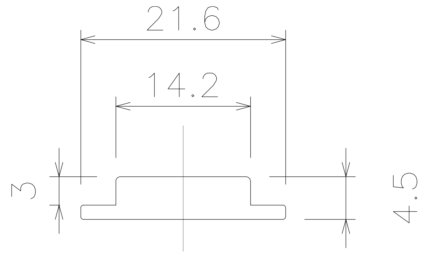 間仕切MGベルト小【スリムタイプ】の寸法図