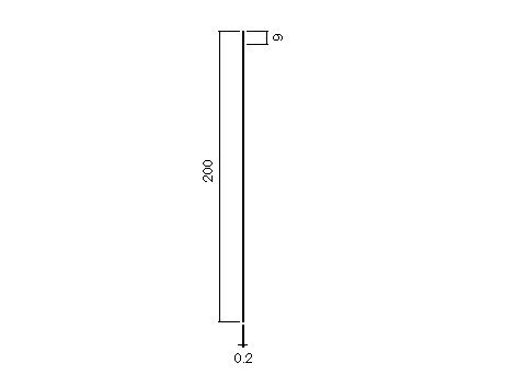 D40 隙間シート(mあたり)の寸法図-1