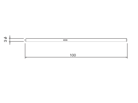 D40ステンジョイント(1本)の寸法図
