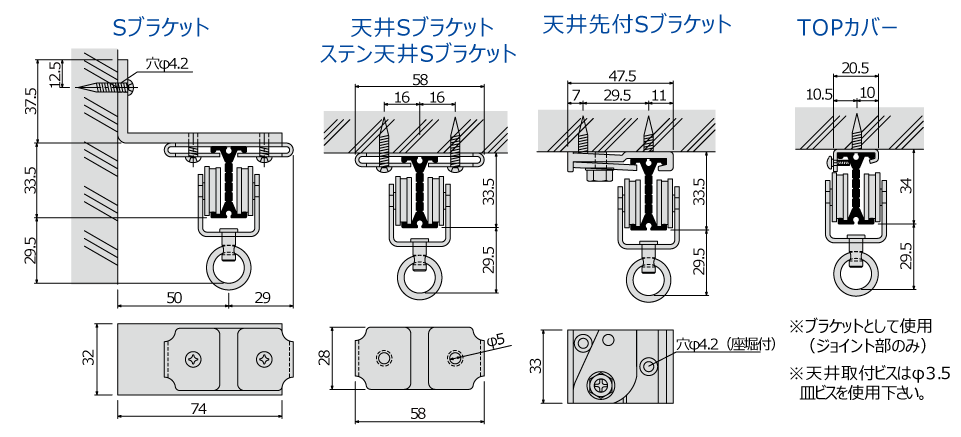 ベンダー取付寸法図(mm)