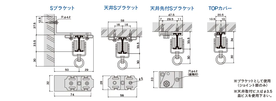 ベンダー取付寸法図(mm)