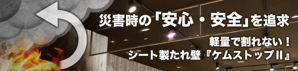 災害時の「安心・安全」を追求