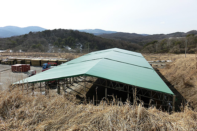  テント倉庫生地の張替え対応