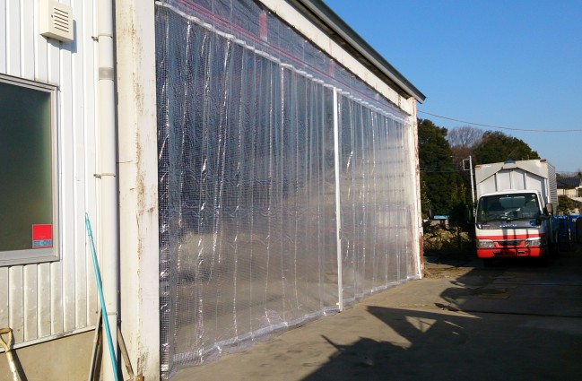 屋外用ビニールカーテンは 簡易で高耐久 風よけ 雨除け ホコリよけ 目隠しと豊富な機能 ビニールカーテン専門店のビニテン Com