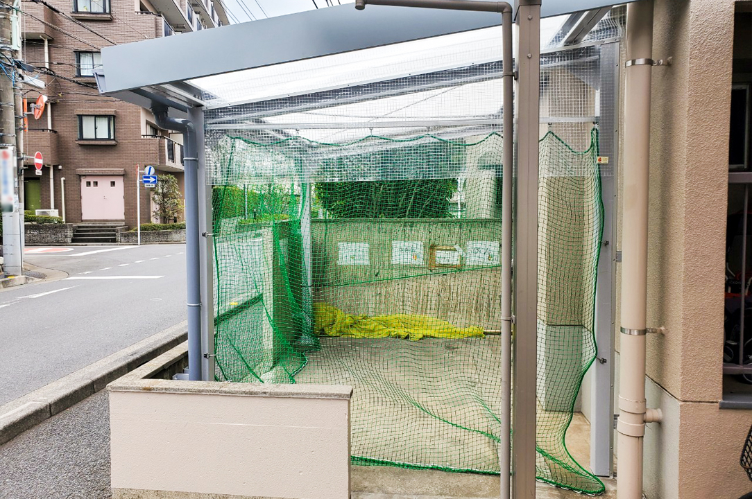  防鳥ネット新設工事